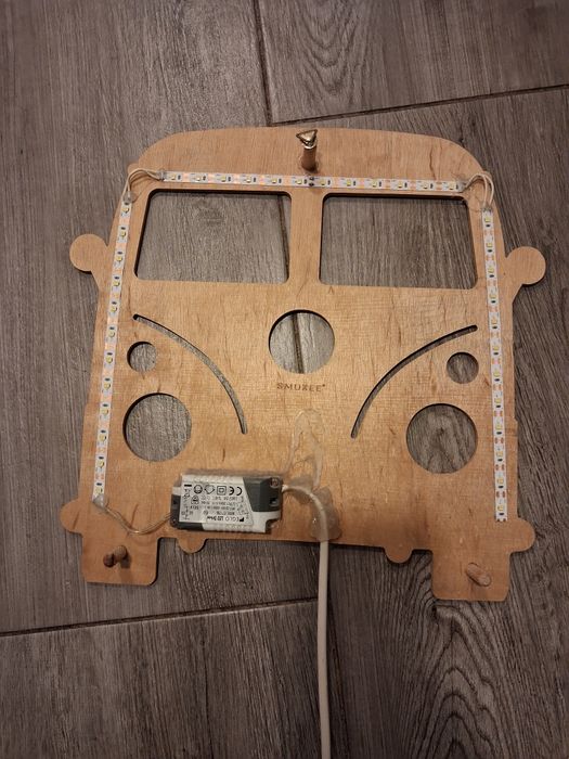Lampka nocna autobus autko