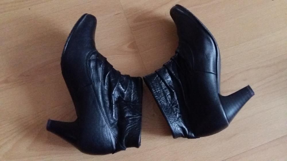 nowe botki skóra naturalna