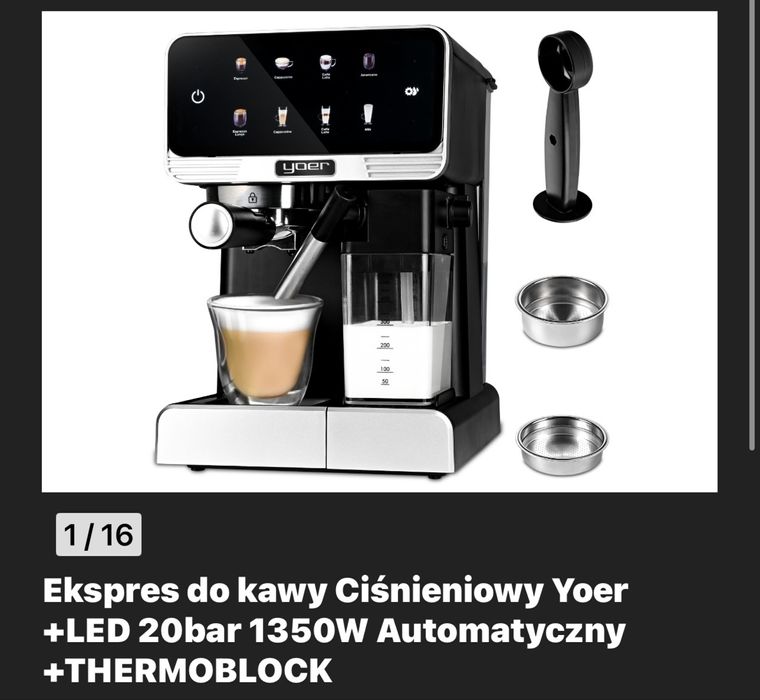 Ekspres do kawy firmy Yoer.