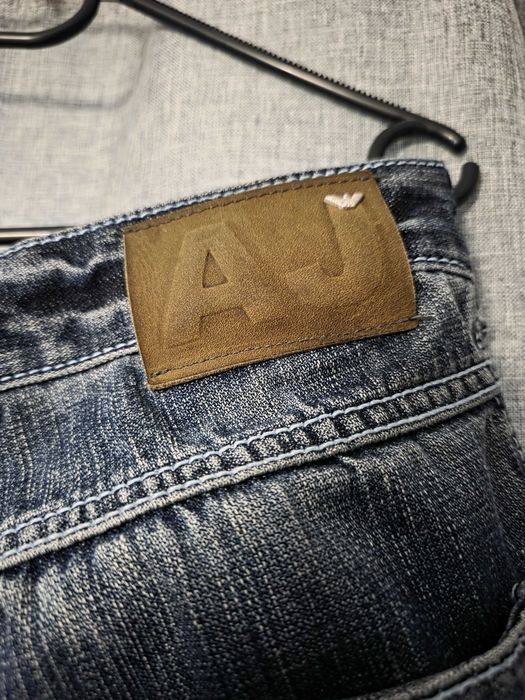 Spodnie Armani Jeans vintage retro proste szerokie