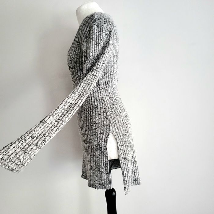 H&M miękka  sexy tunika sukienka sweterek sweter wiskoza 36 s M 38 L