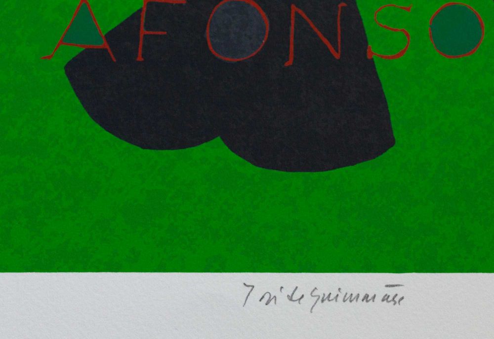 José de Guimarães – Serigrafia "D. Afonso Henriques" (VII/X, assinada)
