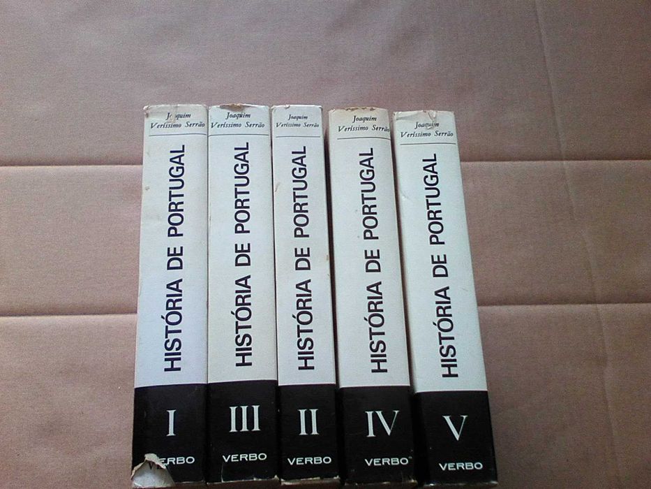 História de Portugal cinco 1ºs volumes