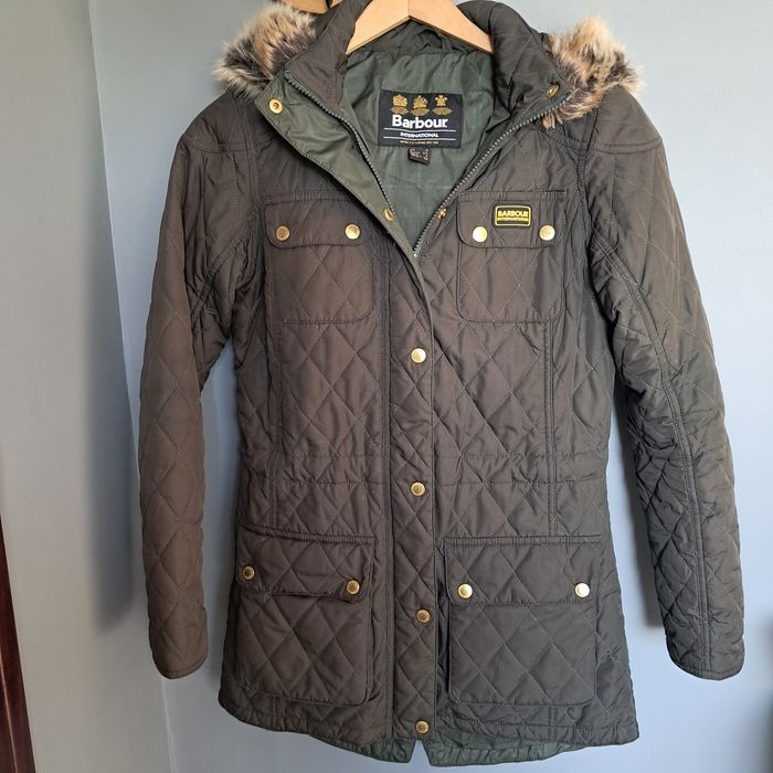 Parka kurtka khaki Barbour International 34