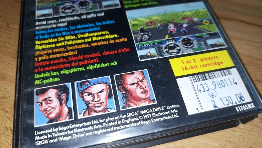 Road Rash Sega Mega Drive kompletna możliwa zamiana
