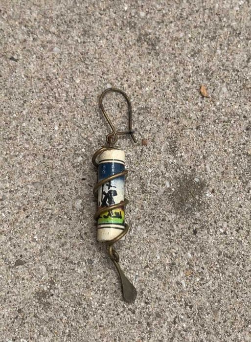 Brinco artesanato motivo Dom Quixote e Sancho Pança