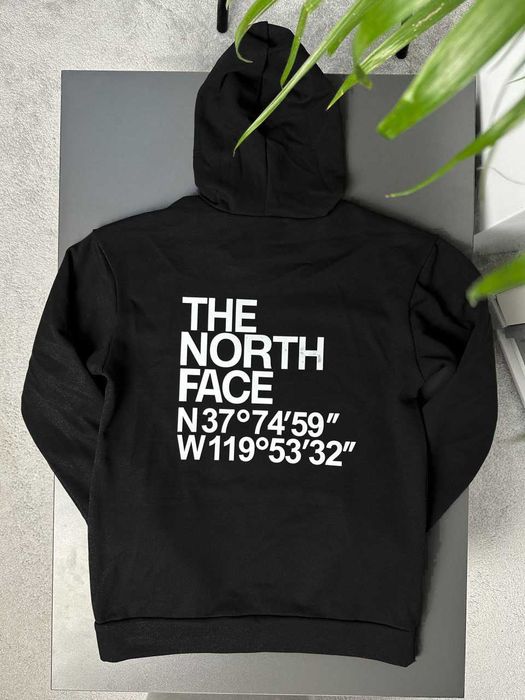 Толстовка The North Face Coordinates • Худи Черное TNF Базовое • XS-XXL