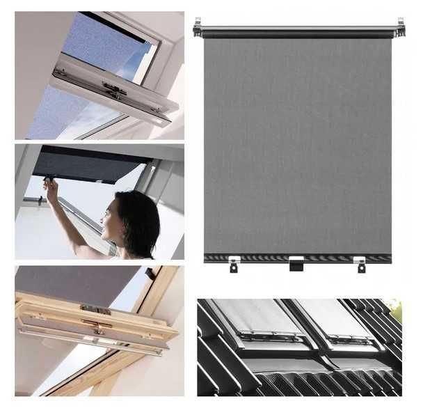 Markiza przeciwsłoneczna, okna VELUX szerokość 55 cm CK00 zewnętrzna