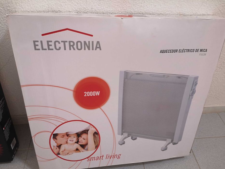 Aquecedor eléctrico de mica Electronia de 2000W Smart Living