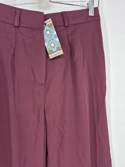 Spodnie 7/8 eleganckie Boohoo 40 L 12 materiałowe nowe