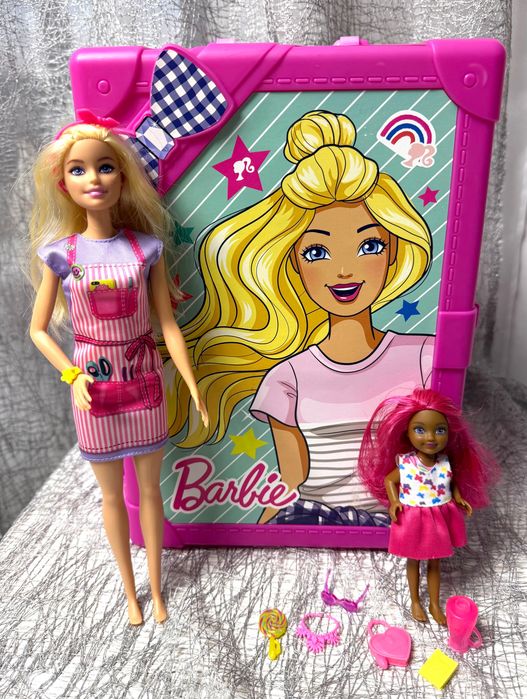 Кейс, лялька Барбі та Челсі і аксесуари Barbie Mattel
