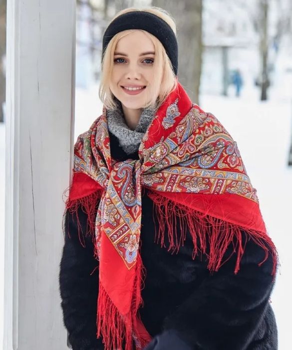 Павлопосадские платки 125×125см