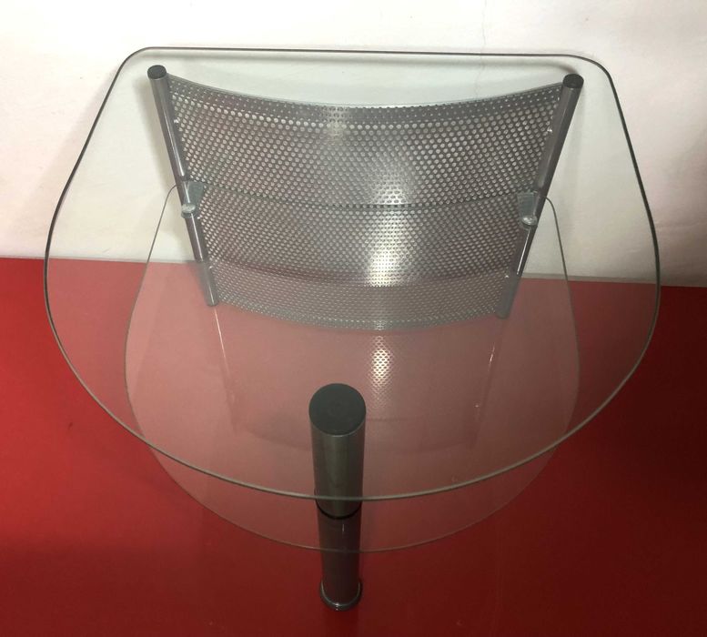 Szafka, Stolik, pólka,  szklana szara