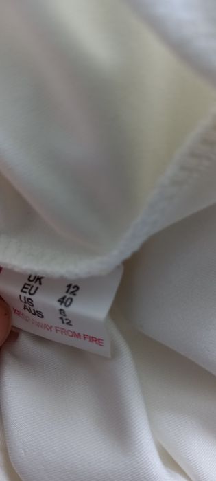 Sukienka Suknia Wizytowa Elegancka Biała Siatka L Missguided Nowa