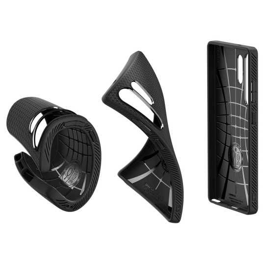 Etui SPIGEN Liquid Air czarne do SAMSUNG S25 ULTRA