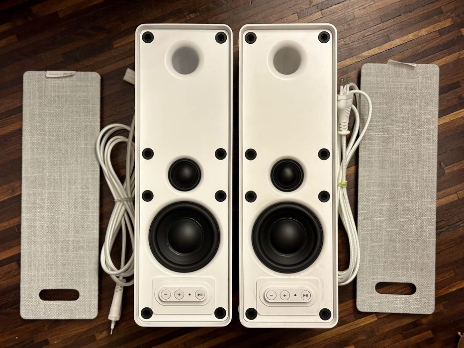 2x IKEA Gen. 2 Symfonisk głośniki Stereo Wi-Fi biały półkowy SONOS Air