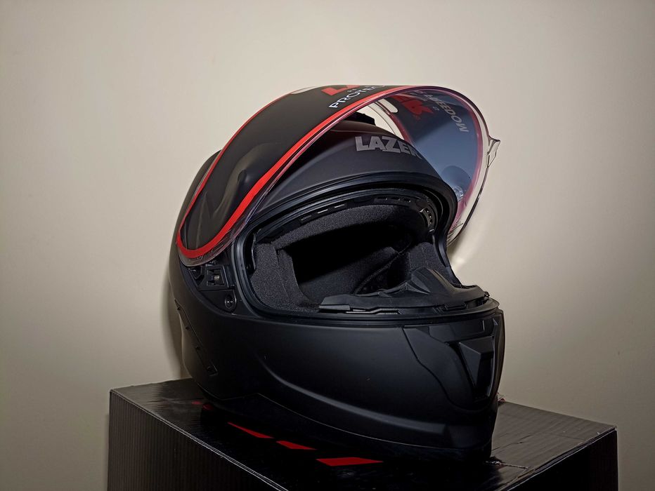 Kask motocyklowy LAZER Rafale - rozmiar XL - z blendą - NOWY