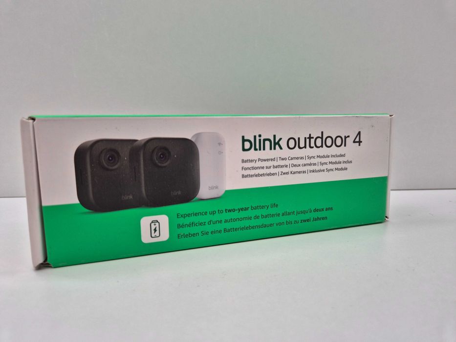 Zestaw dwóch kamer IP Blink Outdoor 4 + Sync Module + baterie