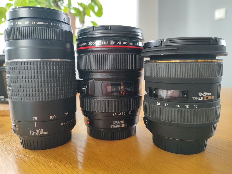 Aparat Canon i obiektywy  Sigma