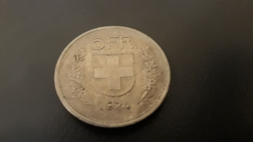 5 Swiss Francs.