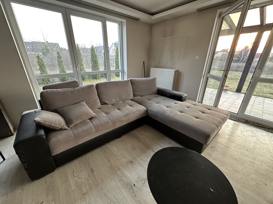 Narożnik sofa kanapa rogówka z funkcją spania