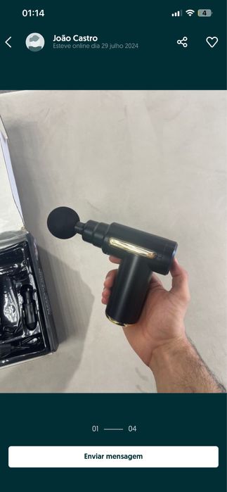 Pistola para massagem