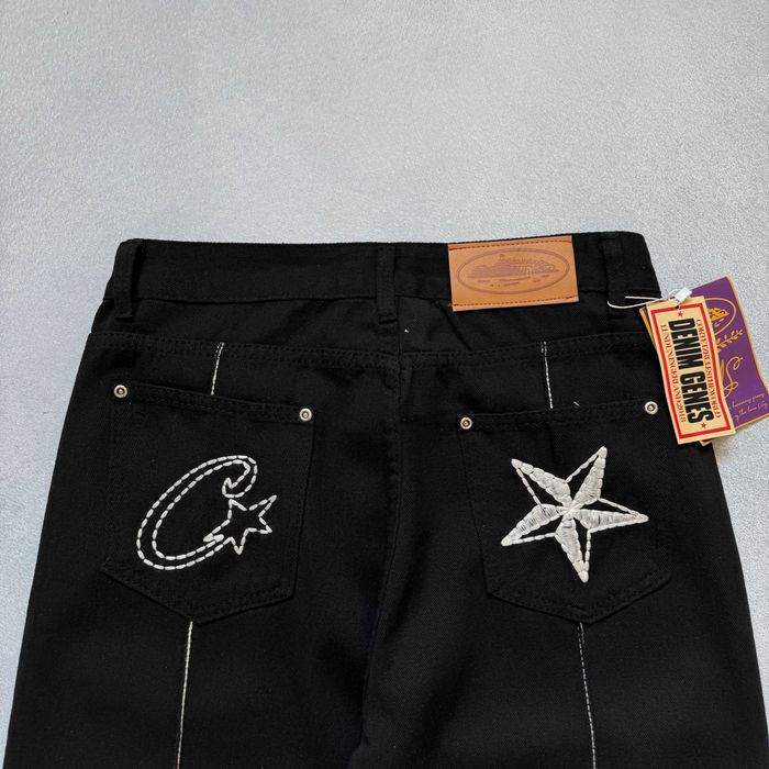 Джинси Corteiz C-Star Denim Джинсы Черные Кортез Штаны