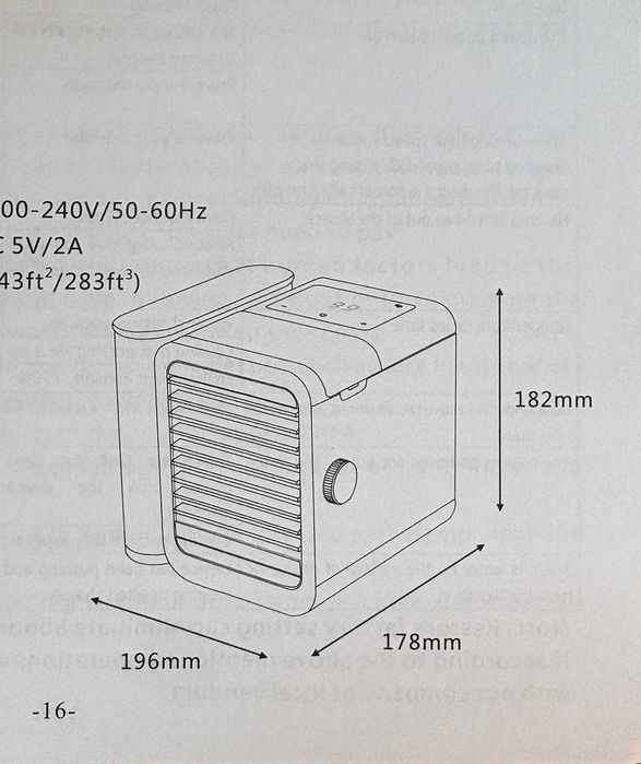 Climatizador Xiaomi Microhoo 3‑in‑1 Personal Mini Air Cooler
