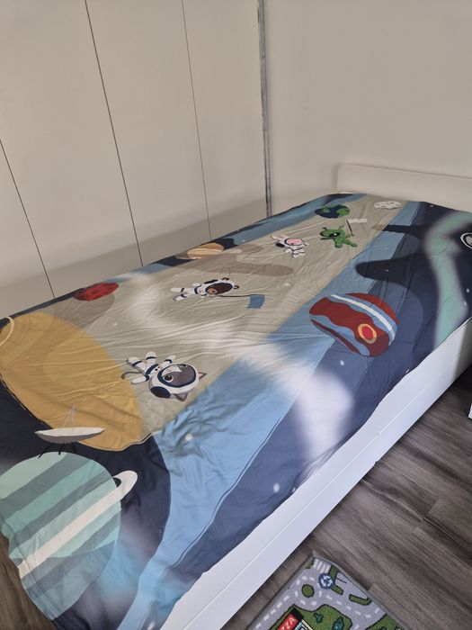 Cama dupla  solteiro (ikea)