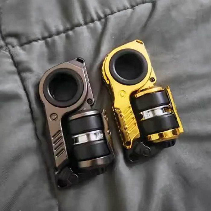 EDC Фіджет іграшка магнітна механічна кінетична Кібер-ядро Fidget Toy антістрес для офісу клацалка (сірий)