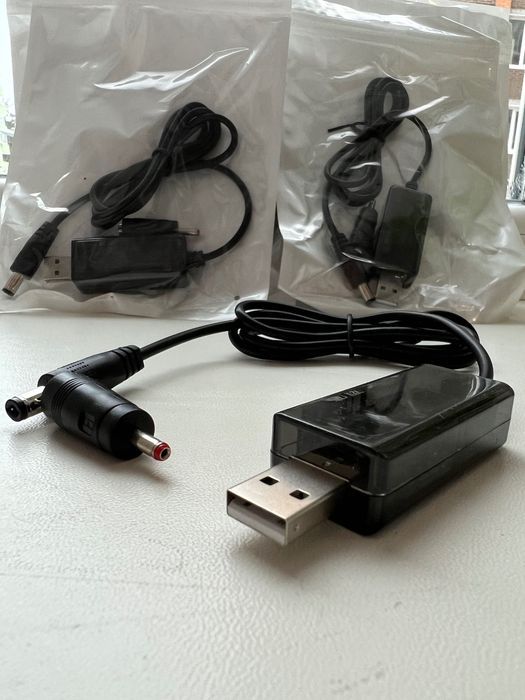 Живлення роутера на 9 або 12V відПавербанка підвищуючикабель для WI-FI