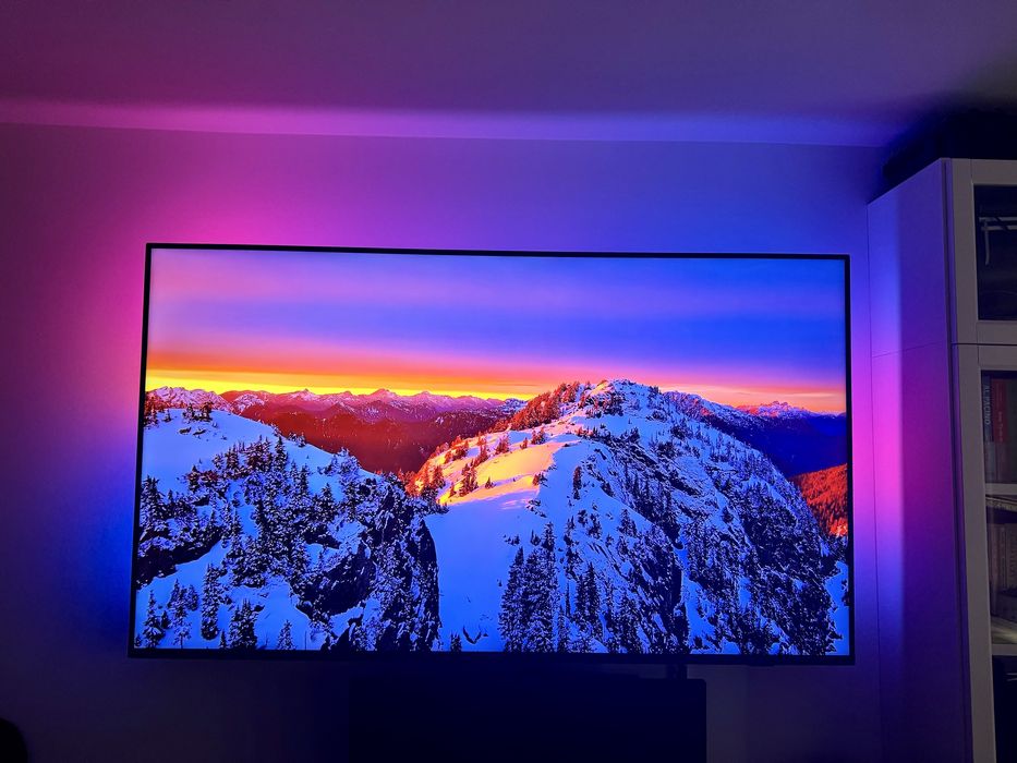 Philips Ambilight 65”.  Model 65PUS7906/12