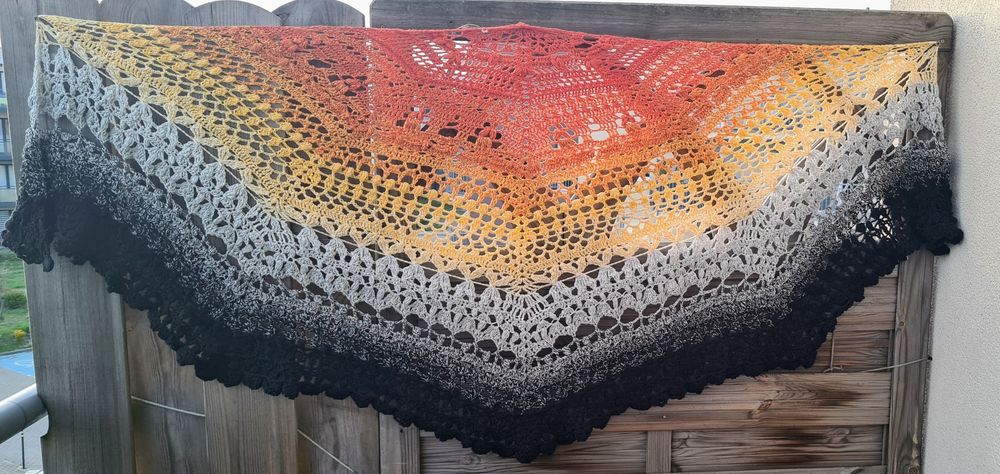 Chusta handmade-szydełko