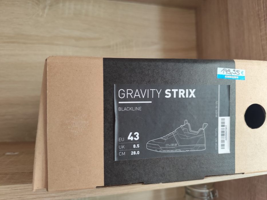 Buty rowerowe Cube Gravity Strix r. 43 – nowe, czarne, w pudełku