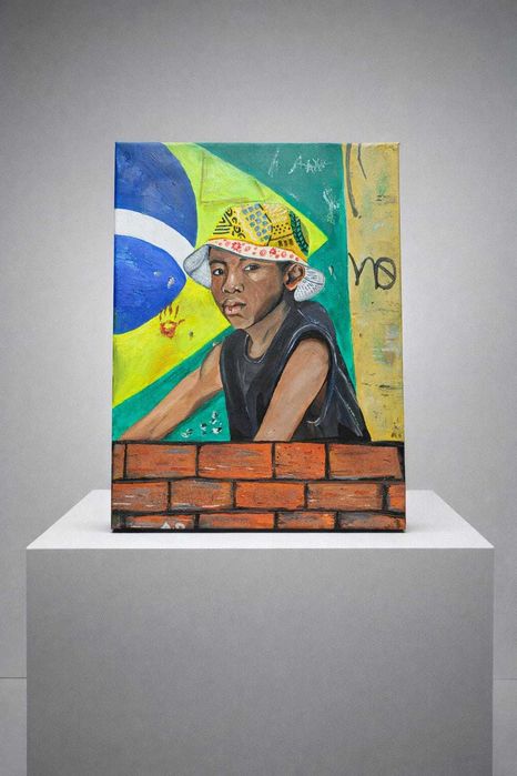 Quadro em Pintura a Óleo – Obra Única ''Relíquia do 071''