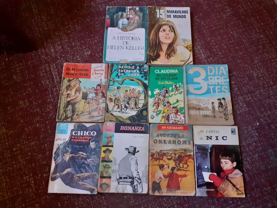 António Sérgio, Bonzon,Urici, Blyton, Alcott, Hector Malot, Darré