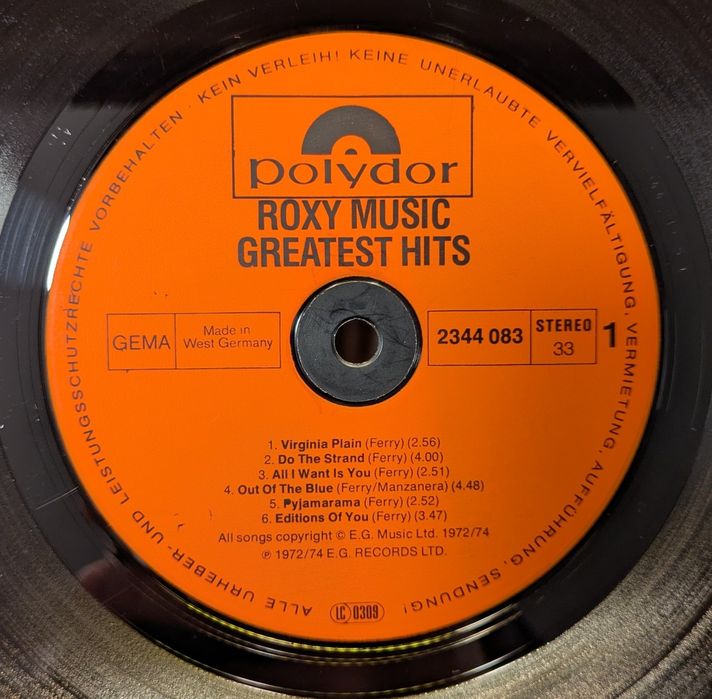 Roxy Music - Greatest Hits