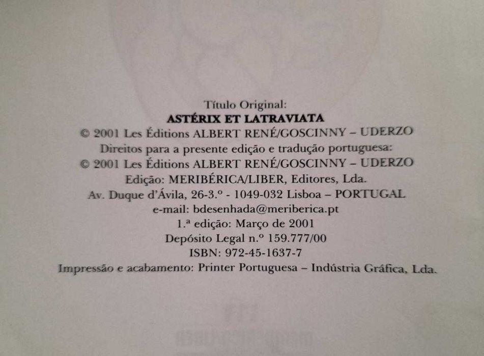 Astérix e LaTraviada (Ed. 2001)