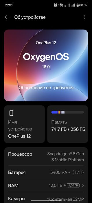 Oneplus 12 12/256 идеал