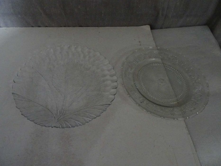 Artigos Casa Lar Decoração Antigos Vidro Tabuleiros Travessas Pratos