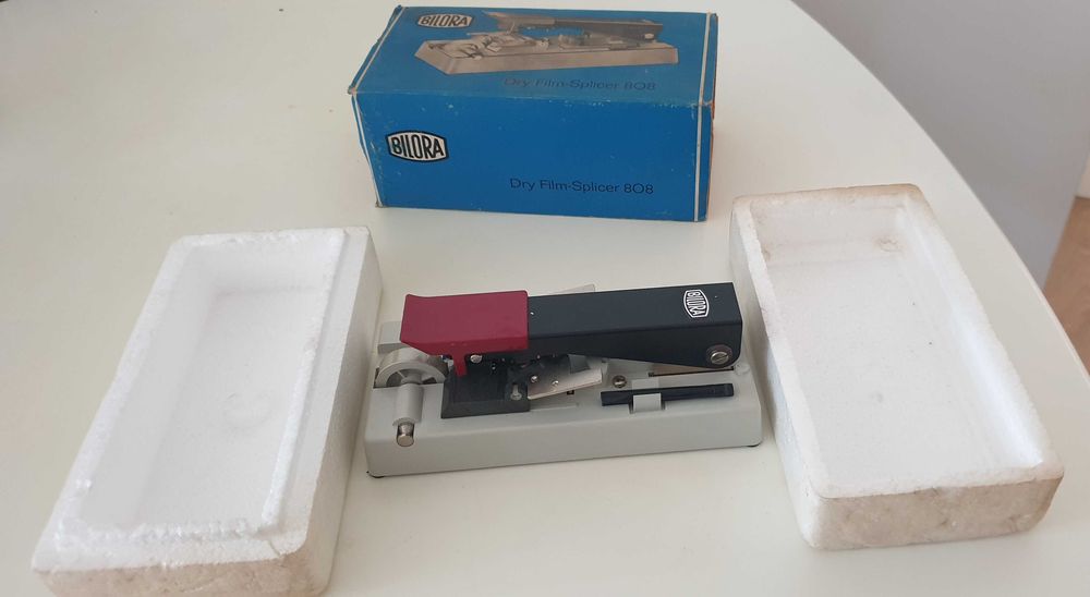 Cortador de Filme Super 8mm BILORA Dry Film Splicer 808 na CAIXA