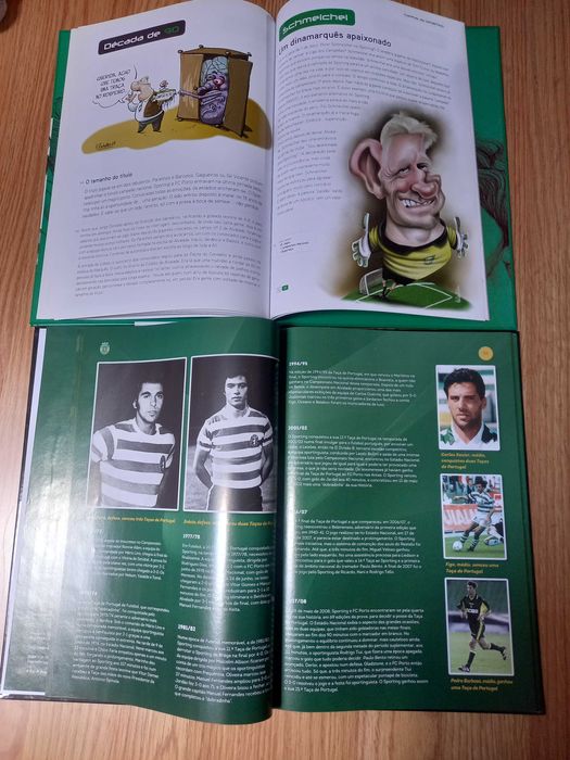 Livros Caretas do Sporting + Livro do Fã
