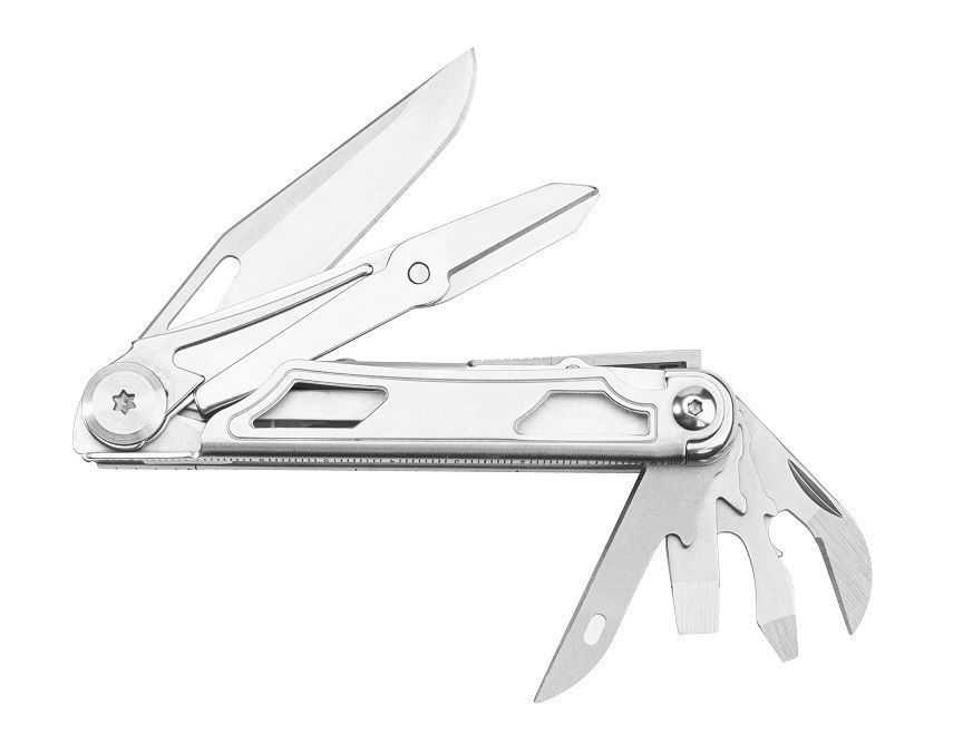 Multitool AZYMUT Giewon EDC - 8 narzędzi + kabura do pasa (H2038B)
