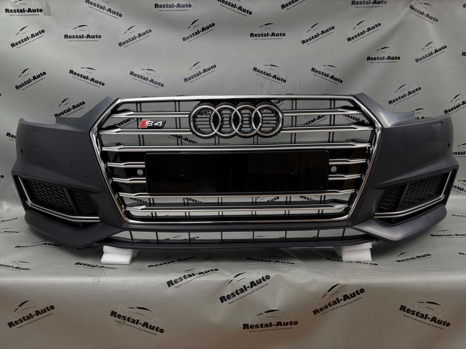 Передній бампер на AUDI A4 B9 2015-2019 р | стиль S-Line S4