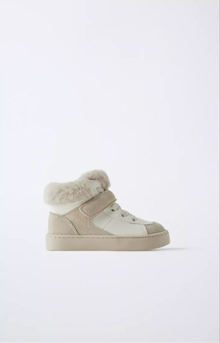 Круті демісезонні чобітки для дитини від Zara, розмір 24 (14,9 см)