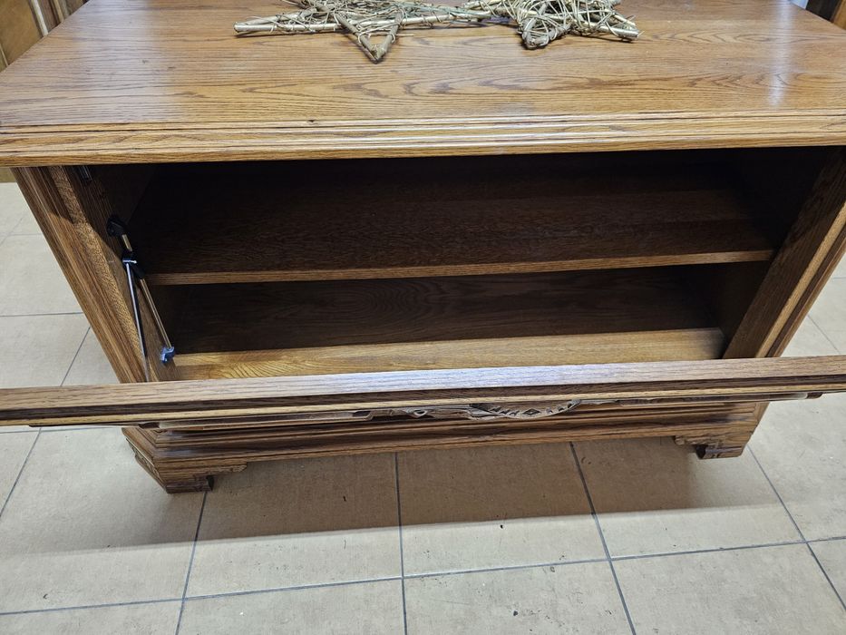 Skrzynia komoda dębowa Piotrówek