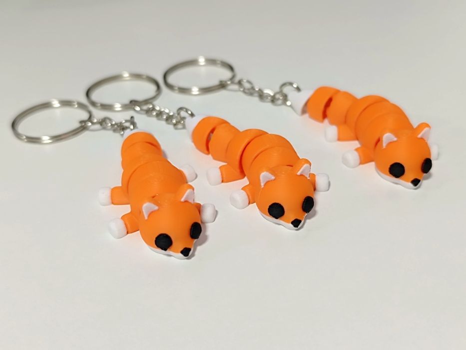 Porta-Chaves Animais em Impressão 3D – Várias Cores e Modelos (7/14 modelos disponíveis)