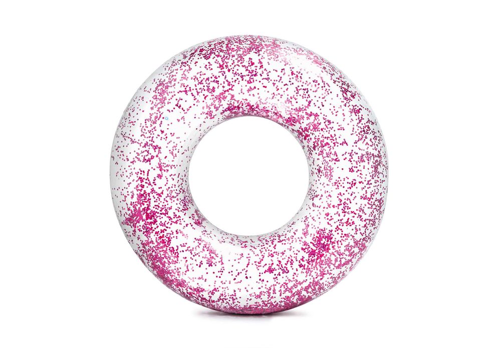 Koło Dmuchane Brokatowe INTEX 107x27 cm Wakacje Basen