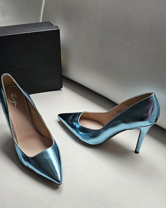 ZIGN czółenka metaliczne roz 42