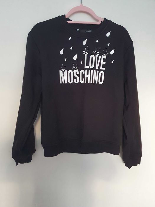 Moschino Czarna Bluza 38
